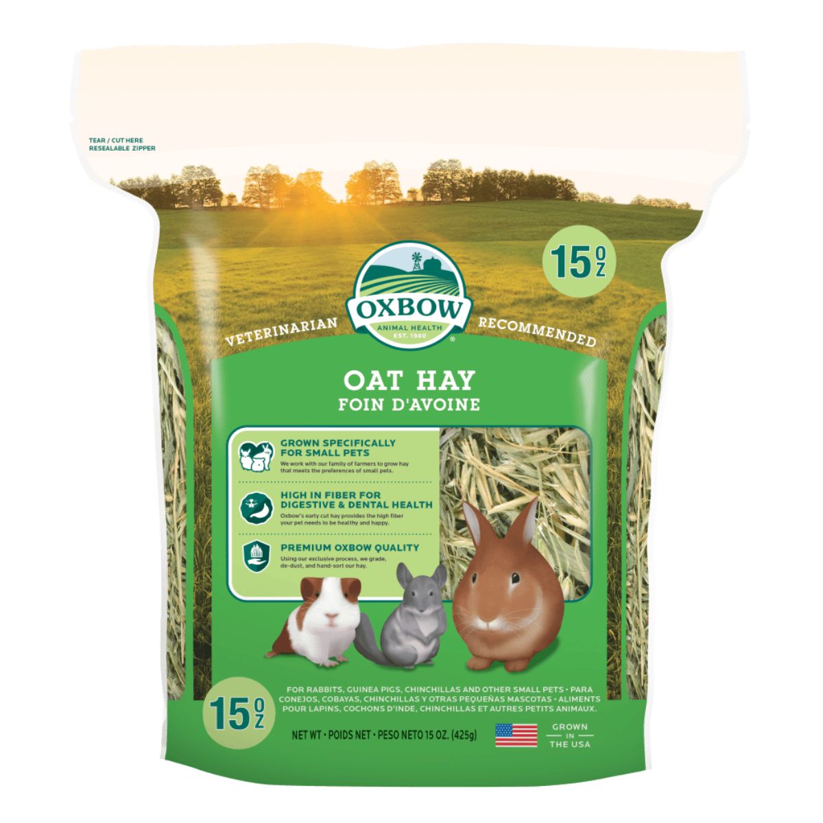 OXBOW Oat Hay 0.425 gm - Orange Pet Nutrition