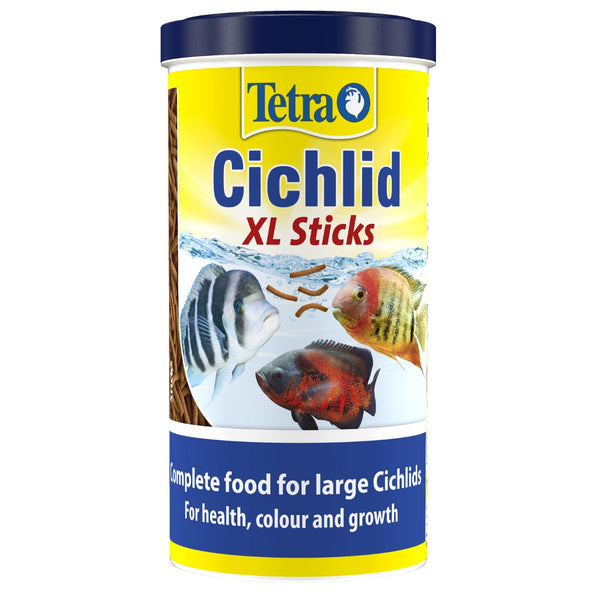 Tetra Cichlid XL Sticks Complete Food For Large Cichlids for Health, Colour and Growth 320 Gram Pack
