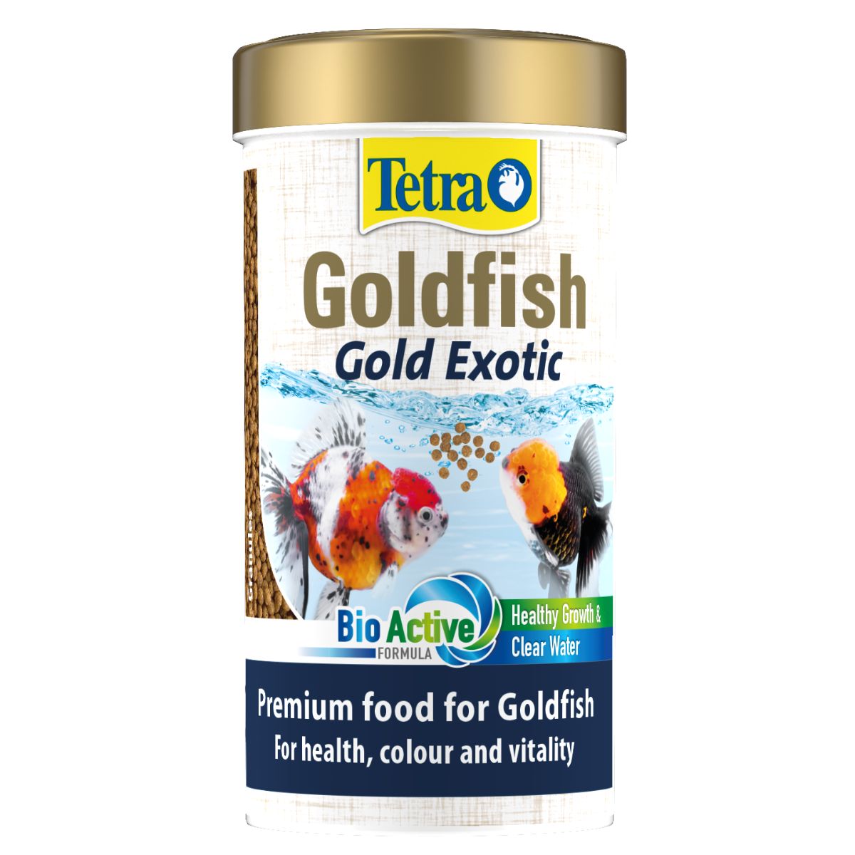 Tetra Goldfish Gold Exotic Premium Food For Goldfish For Health, Colour &  Vitality Bio Active Formula 80 Gram Pack - Orange Pet Nutrition