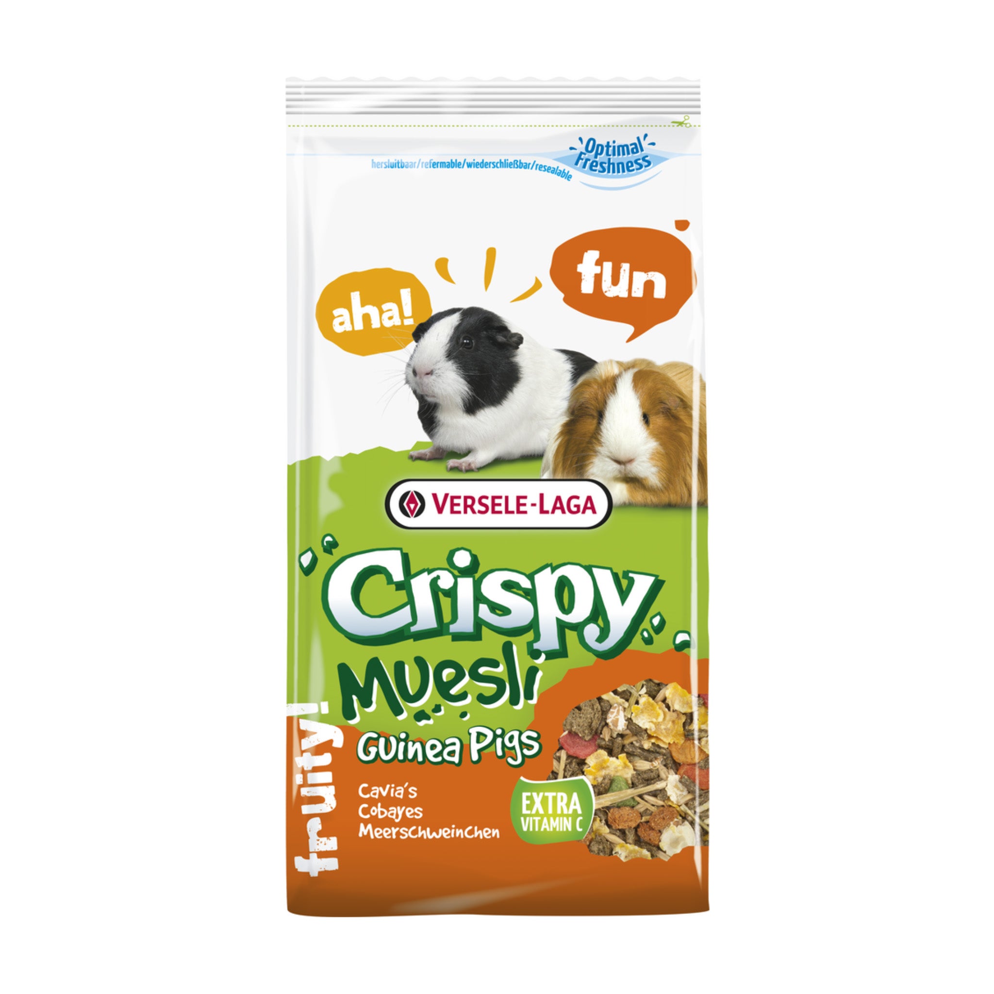 Versele Laga Small Animal Feed Crispy Muesli Guinea Pigs Orange