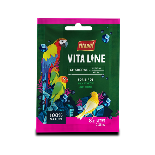 Vitapol Vitaline Feed Supplement - Charcoal For Birds 8g