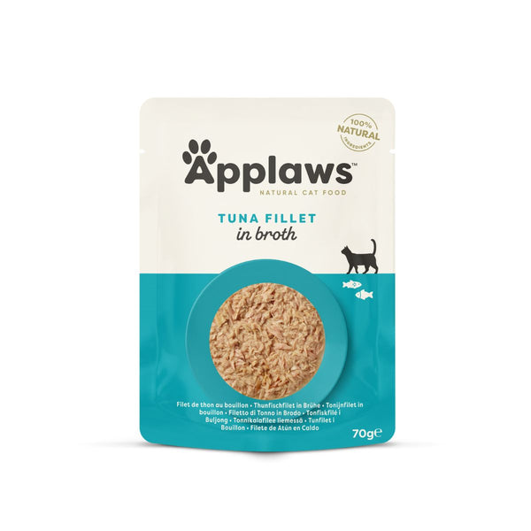 Applaws Cat Wet Food Tuna Fillet in Broth 70g Pouch