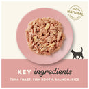 Applaws Cat Wet Food Tuna Fillet with Salmon in Broth 70g Pouch