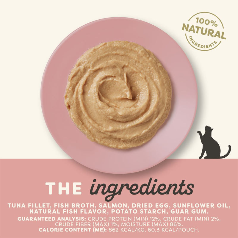 Applaws Cat Wet Food Tuna Fillet & Salmon Recipe Mousse 70g Pouch