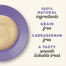 Applaws Natural Grain-Free Complementary Wet Cat Treats – Variety Lickable Treats (Chicken, Tuna & Salmon), 6 x 15g