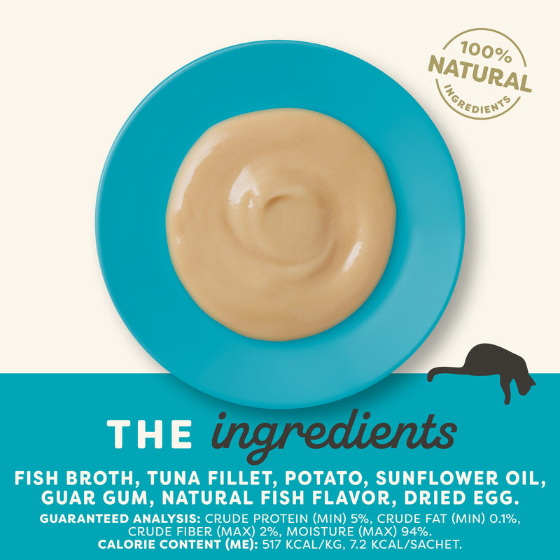 Applaws Natural Grain-Free Complementary Wet Cat Treats – Tuna Recipe Lickable Treats, 6 x 15g