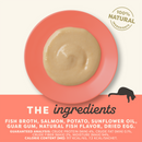 Applaws Natural Grain-Free Complementary Wet Cat Treats – Salmon Recipe Lickable Treats, 6 x 15g