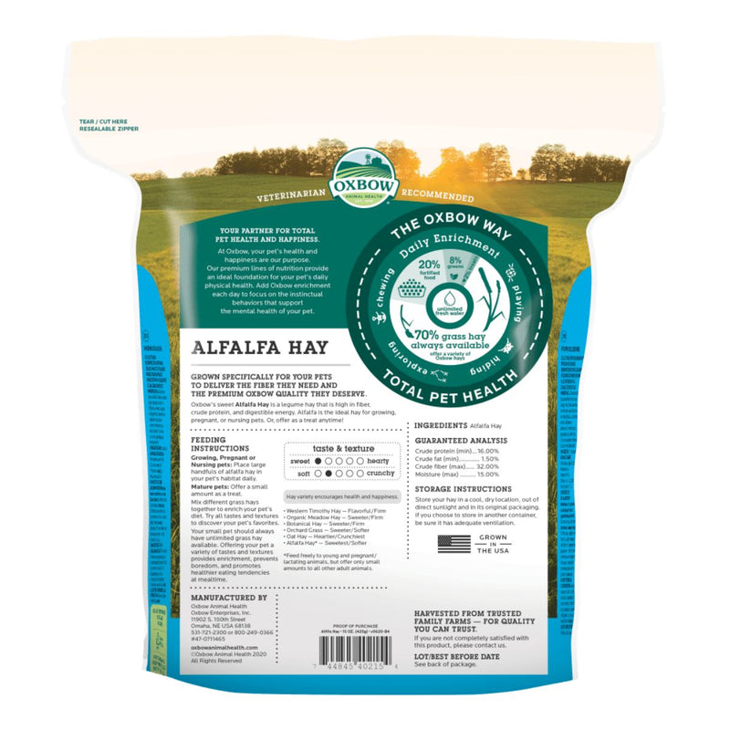 OXBOW Alfalfa Hay 0.425gm