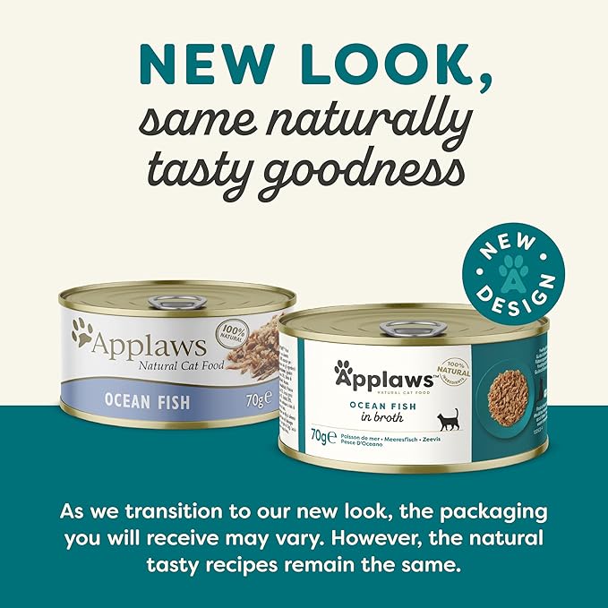 Applaws Cat Wet Food Ocean Fish in Broth