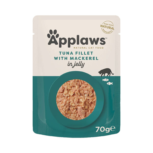 Applaws Cat Wet Food Tuna Whole Meat with Mackerel in Tasty Jelly