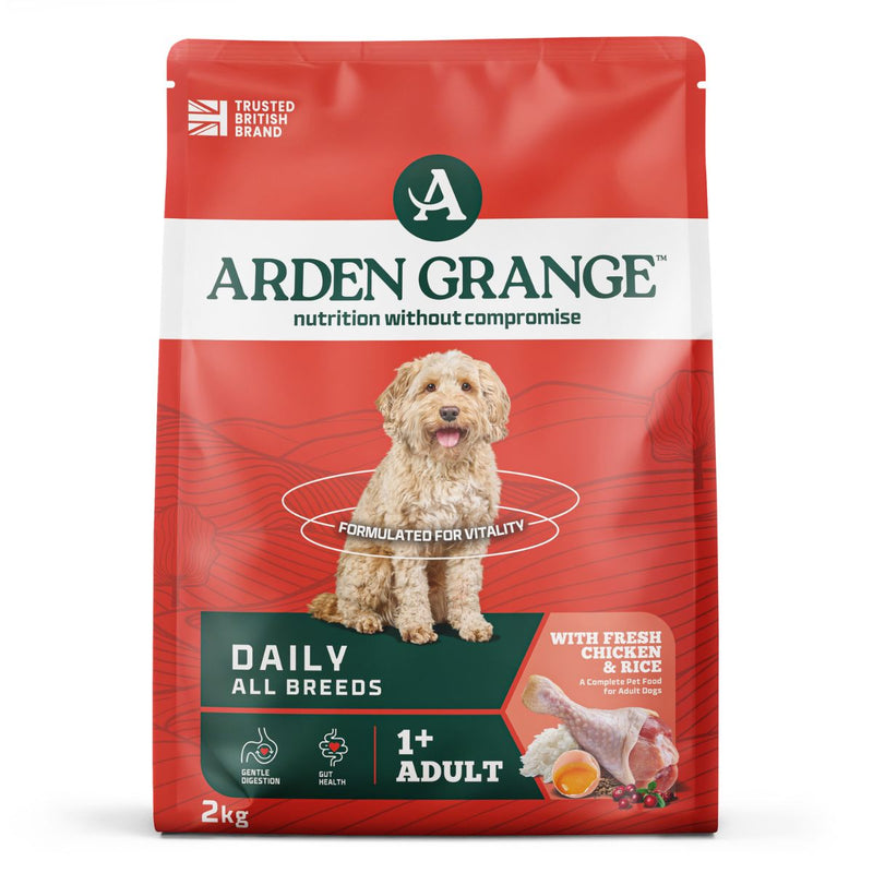 Arden Grange Adult Dog With Fresh Chicken & Rice - Orange Pet