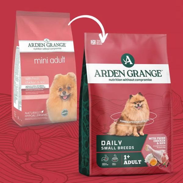 Arden Grange Dry Dog Food Mini Adult With Fresh Chicken & Rice