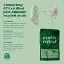 Earth Rated 300-Count Dog Waste Bags, Poop Bags on a Single Roll for Pantries (not on Small Rolls)