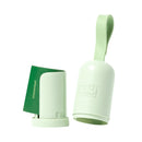 Earth Rated Dog Poop Bag Holder with Poop Bags Durable and Leakproof Unscented Made from recycled plastic 1 Dispenser and 15 Bags In 1 Roll