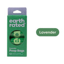 Earth Rated Dog Poop Bag Refill Extra long strong and leak-proof recycled plastic 60 Bags In 4 Rolls