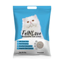 FelNLove Bentonite Cat Litter | 5kg | Fast Clumping, 99% Dust-Free, Strong Odor Control, Natural Sodium Bentonite Clay | Fresh, Calming (Unscented)