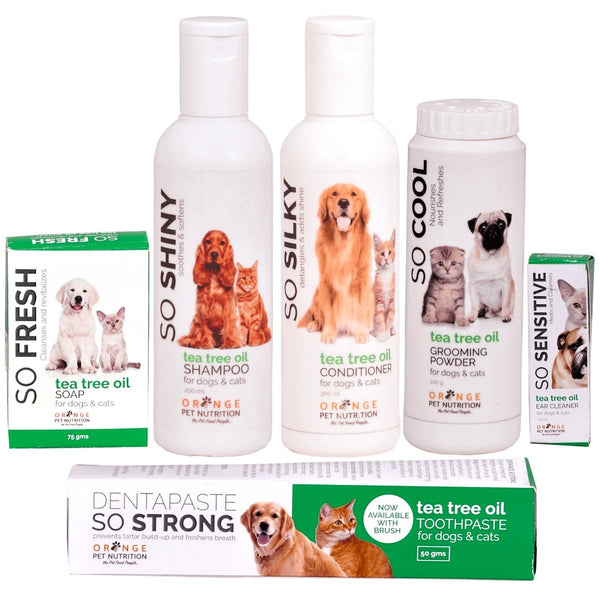 Tea Tree Oil All-in-One Grooming Kit for Dogs & Cats