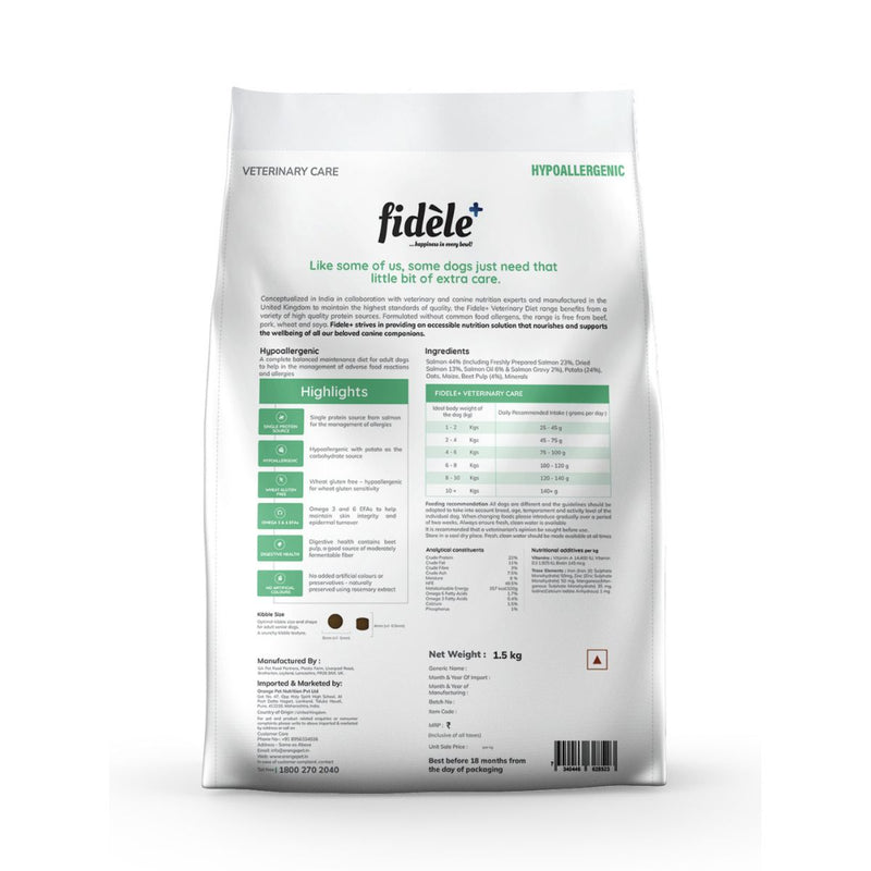 Fidele+ Veterinary Diet Hypoallergenic Formula