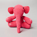 IndieGood Knitted Ellie Friend-Pink Dog Toy