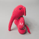 IndieGood Knitted Ellie Friend-Pink Dog Toy