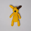 IndieGood Knitted Pooch-Yellow Dog Toy