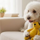 IndieGood Knitted Pooch-Yellow Dog Toy