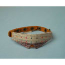 IndieGood Handloom Collar For Cats - Beach Brown