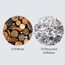 Joe's Cat Clumping Cat Litter 3kg Natural Biodegradable Low Dust Wood Fiber and Recycled Paper Odor Control 600 Percent Absorption Eco Friendly