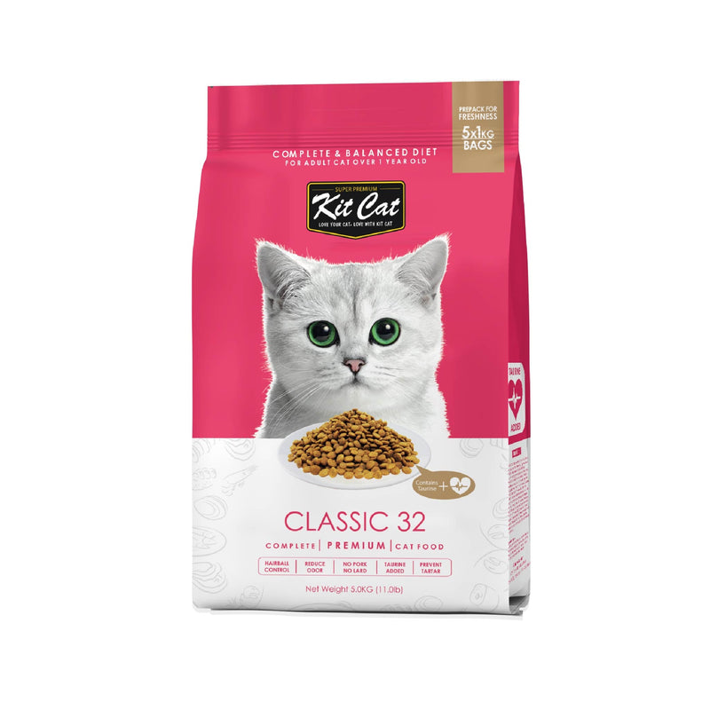 Kit Cat Premium Cat Food Classic 32 5kg