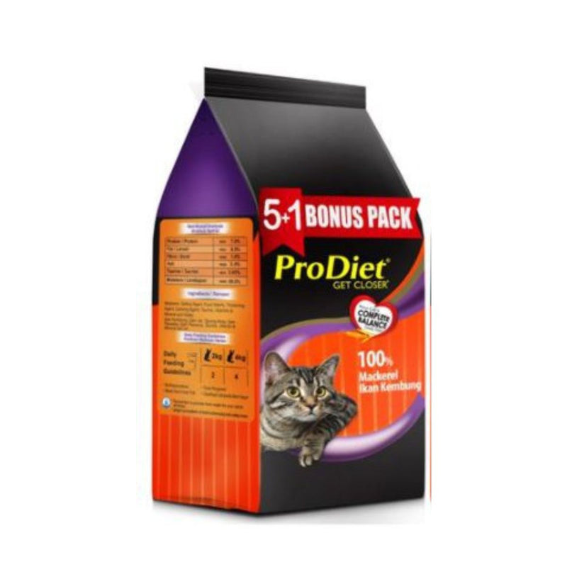 "Double Delight: Buy 1, Get 1 Free!" Buy ProDiet Mackerel (5+1) Pack & Get Ocean Fish (5+1) Pack FREE !!