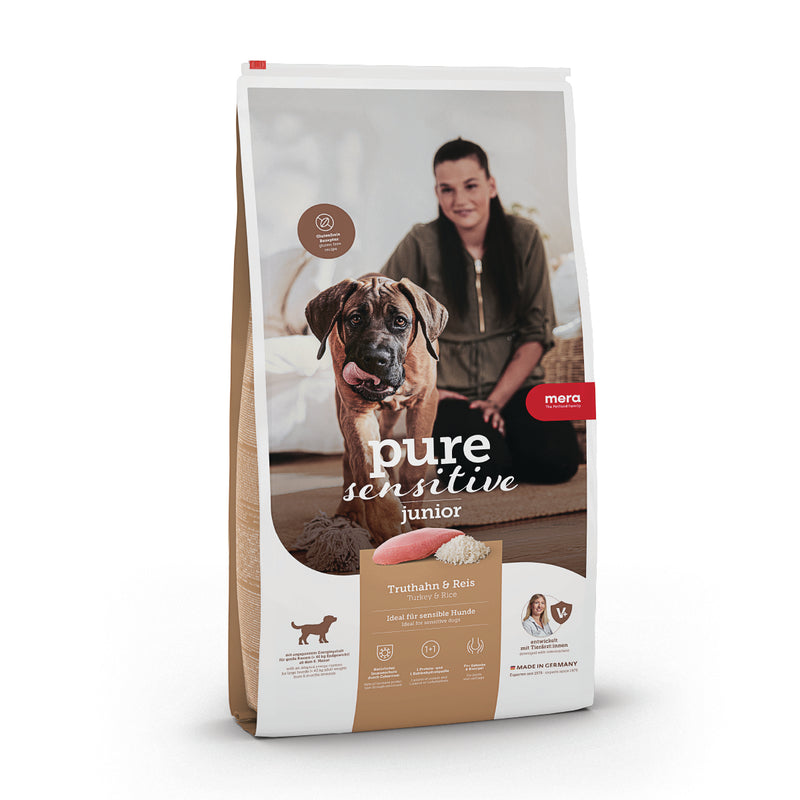 MERA Dry Dog Food Pure Sensitive Junior Turkey & Rice