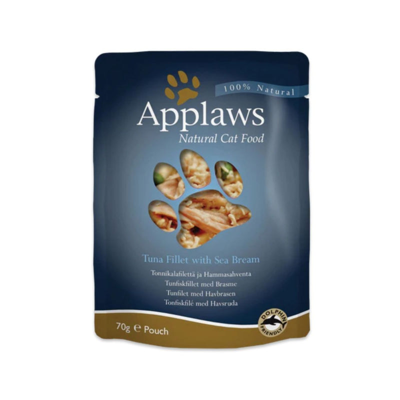 Applaws Cat Wet Food Tuna Fillet with Seabream in Broth