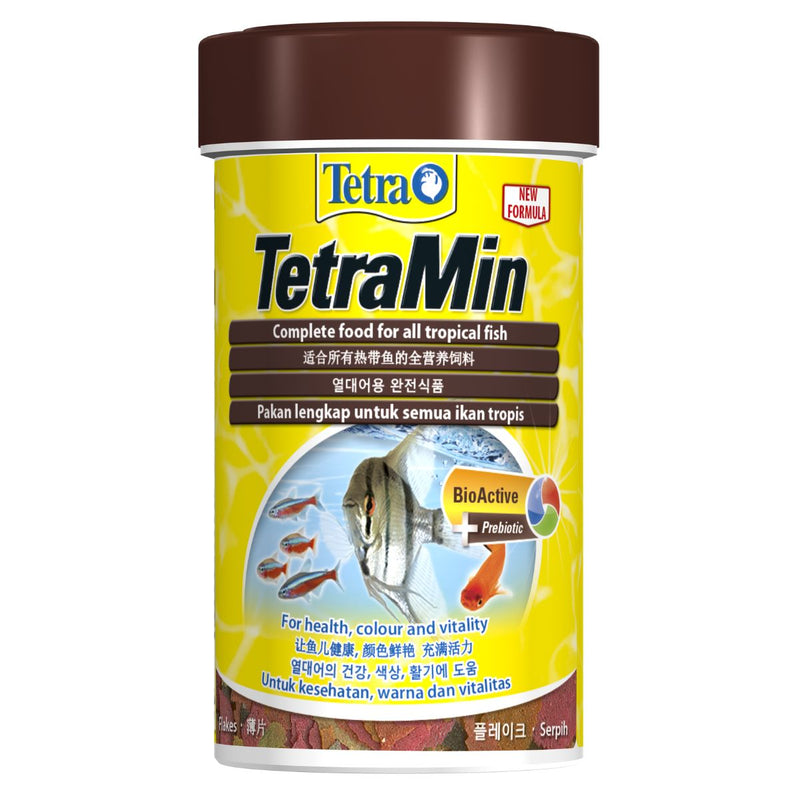 Tetra TetraMin Complete Food For All Tropical Fish Good Health, Colour and Growth Bio Active Prebiotic