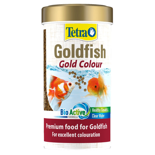Tetra Goldfish Gold Colour Premium Food For Goldfish for Excellent Colouration Bio Active Formula 75 Gram Pack