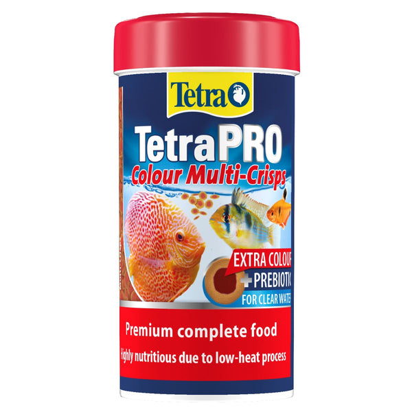 Tetra TetraPRO Colour Multi-Crisps Premium Complete Food Extra Colour and Prebiotic for clear water 55 Gram Pack