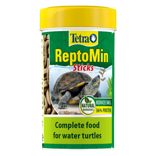 Tetra ReptoMin Sticks Complete Food for Water Turtles with Natural Ingredients 22 Gram Pack
