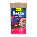 Tetra Betta Larva Sticks Complete Floating Worm-Shaped Food for Betta Fish & Anabantids, Enhances Color, Digestion & Growth 28 gm/85 ml