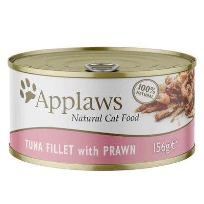 Applaws Cat Wet Food Tuna Fillet and Prawns in Broth 156gm