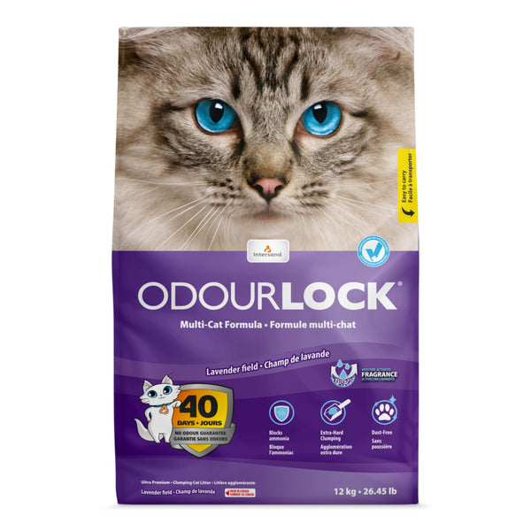 Odourlock Mineral Cat Litter Lavender