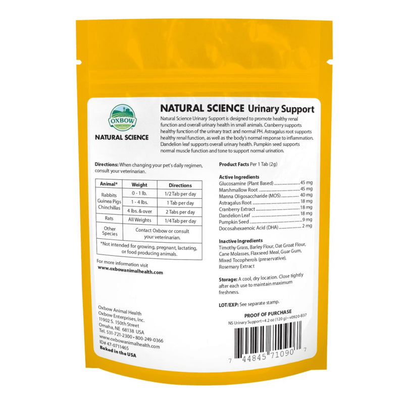 OXBOW Natural Science Urinary Support 120 gm