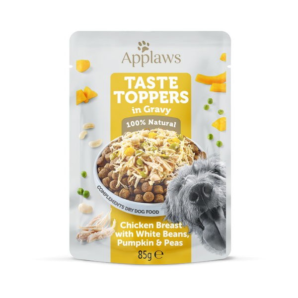 Applaws Wet Dog Food Chicken Breast With White Beans Pumpkin & Peas 85 Gm Pouch