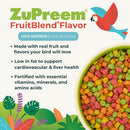 ZuPreem FruitBlend Flavor with Natural Flavors Avian Diets Small Bird Food
