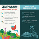 ZuPreem FruitBlend Flavor with Natural Flavors Avian Diets Small Bird Food