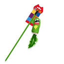 EOLO Plush Cat Toy Stick with Feather Tail | Interactive Teaser Wand for Cats | Soft, Safe & Engaging Playtime Toy