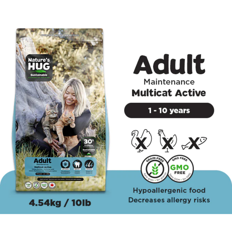 Nature'S Hug Dry Cat Food Adult Cat Original Multicat Active