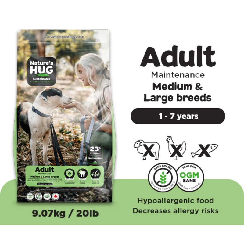 Nature'S Hug Dry Dog Food Adult Maintenance Medium & Large Breeds