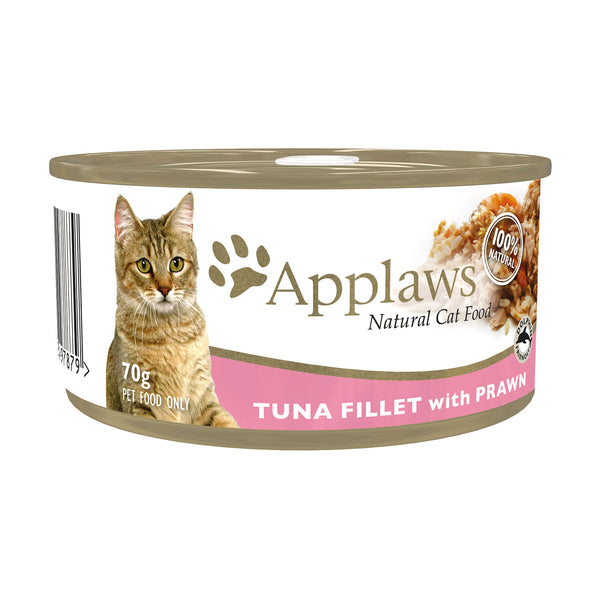 Applaws Cat Wet Food Tuna Fillet and Prawns in Broth