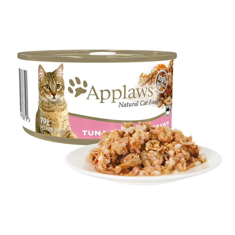 Applaws Cat Wet Food Tuna Fillet and Prawns in Broth