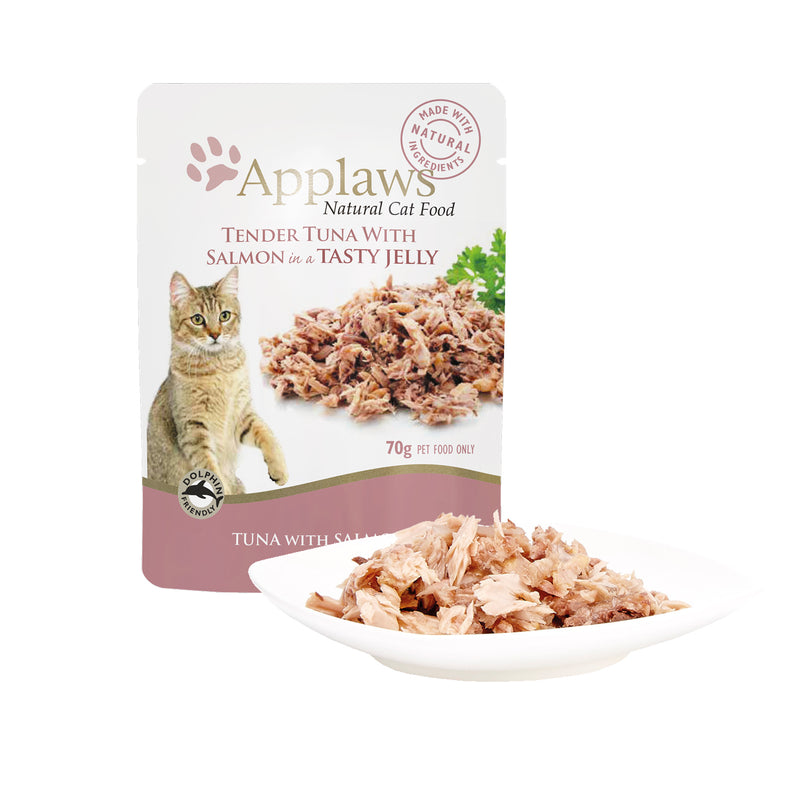 Applaws Cat Wet Food Tender Tuna with Salmon in a Tasty Jelly