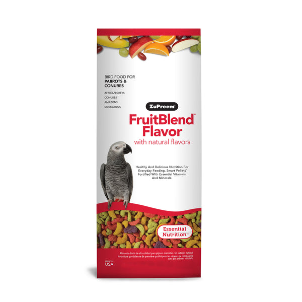 ZuPreem FruitBlend Flavor with Natural Flavors Avian Diets Medium & Large Bird Food